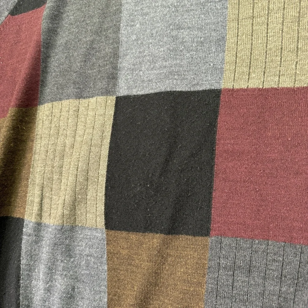 Dockers Sweater Mens XLT Multicolor Geometric Crew Neck Pullover Big Tall Casual